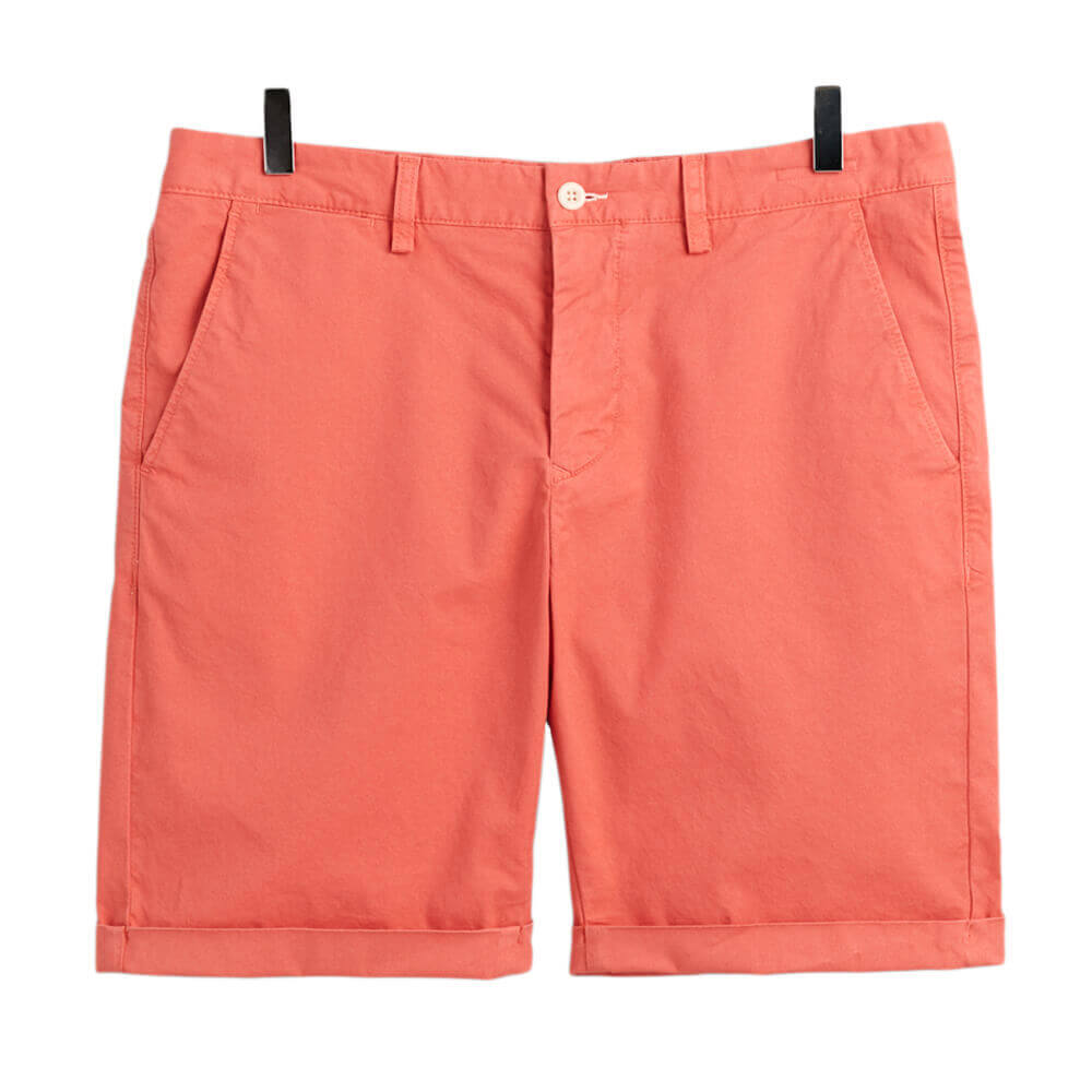 GANT Regular Fit Sunfaded Shorts - Sunfaded Pink